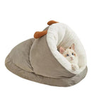 Slipper-Style Cat Ced Winter Warm Semi-Enclosed Thickened Mat, S, M, L - DealBuddy