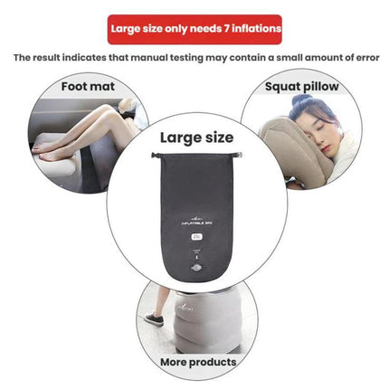 TRAELSKY  Waterproof Environmental Shopping Bag Organizer Inflatable 2 in 1 Inflatable Bag