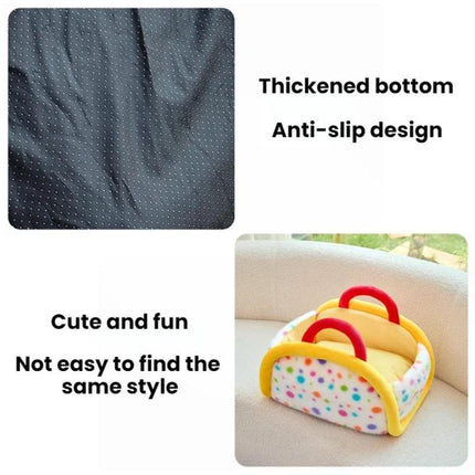 Winter Semi-Enclosed Warm Portable Cat Bed, S, M, L - DealBuddy