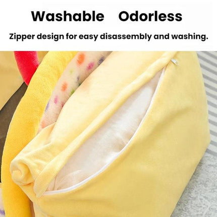 Winter Semi-Enclosed Warm Portable Cat Bed, S, M, L - DealBuddy
