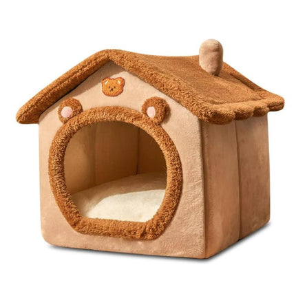 All-Season Removable And Washable Enclosed Warm Cat Bed, S, M, L - DealBuddy