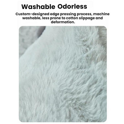 Winter-Warm Widened Semi-Enclosed Light-Blocking Pet Bed, White + S, White + M, White + L, Gray + S, Gray + M, Gray + L - DealBuddy