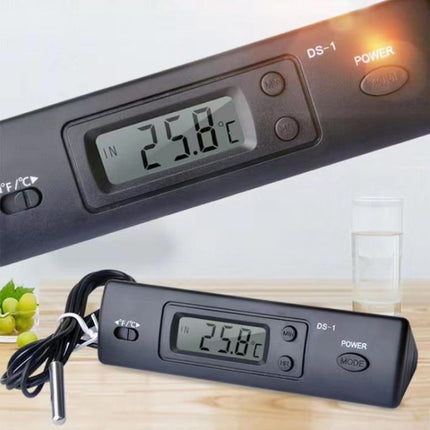 Mini Embedded Waterproof Large Screen Electronic Digital Display Thermometer - DealBuddy