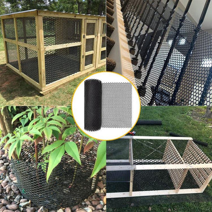 40x300cm Hexagonal Plastic Fence Gardening Flower Poultry Enclosure - DealBuddy