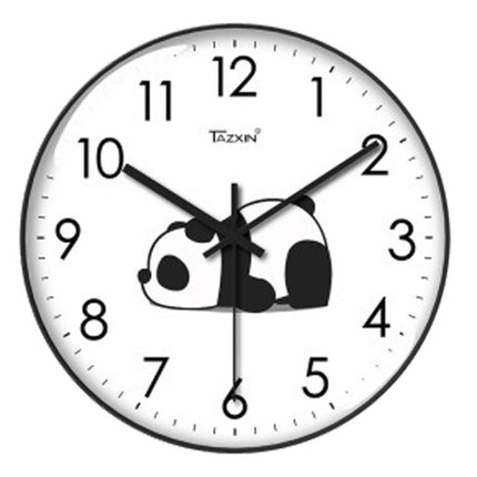 12 Inch No Drill Wall Clock Modern Silent Quartz Clock Sleek Home/Office Decor