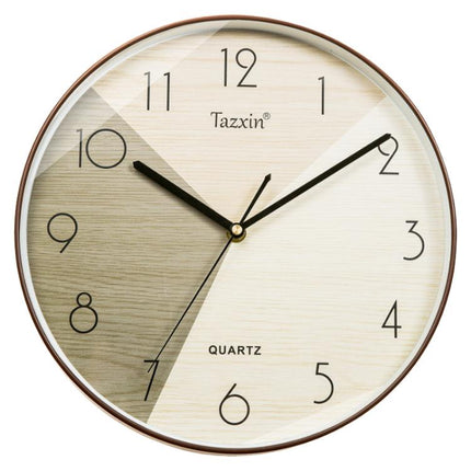 12 Inch No Drill Wall Clock Modern Silent Quartz Clock Sleek Home/Office Decor