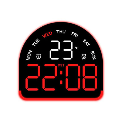 LED Ambient Light Electronic Clock Multifunctional Alarm Clock Home Lighting Table Clock