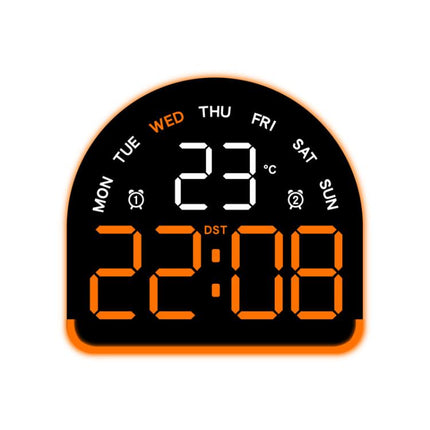 LED Ambient Light Electronic Clock Multifunctional Alarm Clock Home Lighting Table Clock