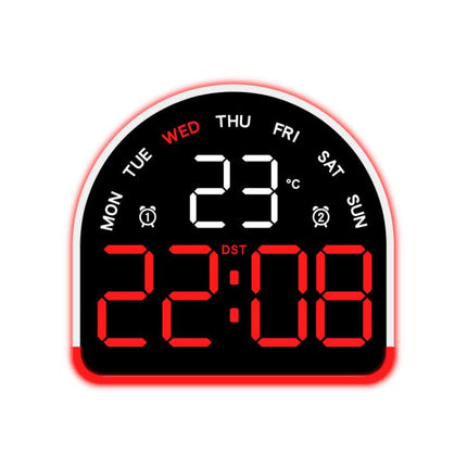 LED Ambient Light Electronic Clock Multifunctional Alarm Clock Home Lighting Table Clock