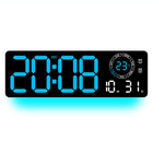 Night Glow Living Room Wall Clock Simple LED Digital Clock