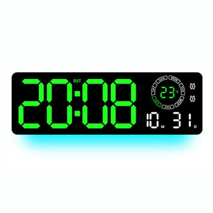 Night Glow Living Room Wall Clock Simple LED Digital Clock
