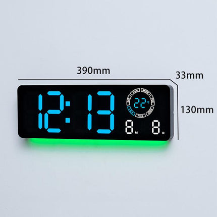 Night Glow Living Room Wall Clock Simple LED Digital Clock