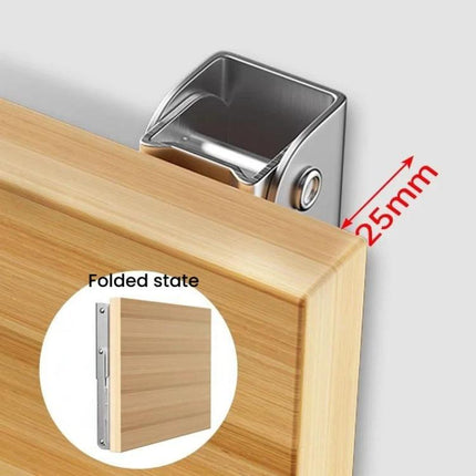 2pcs Foldable Triangle Bracket Wall-Mounted Storage Shelf Shelf Bracket