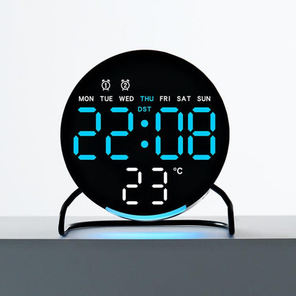 Desktop LED Clock With Alarm Night Light Multifunctional Clock