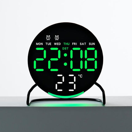 Desktop LED Clock With Alarm Night Light Multifunctional Clock