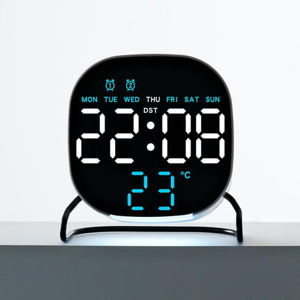 Desktop LED Clock With Alarm Night Light Multifunctional Clock