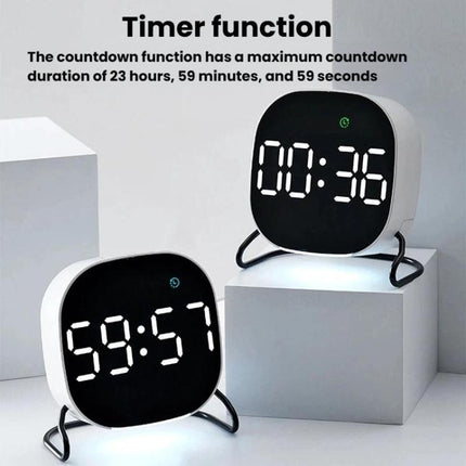 Desktop LED Clock With Alarm Night Light Multifunctional Clock