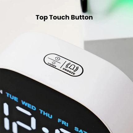 Desktop LED Clock With Alarm Night Light Multifunctional Clock