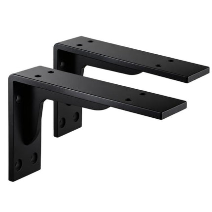2pcs Triangle Support Bracket Wall-Mounted Right-Angle Iron Bracket