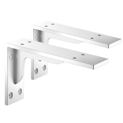 2pcs Triangle Support Bracket Wall-Mounted Right-Angle Iron Bracket