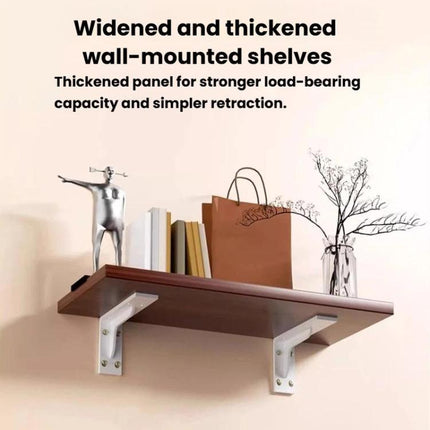 2pcs Triangle Support Bracket Wall-Mounted Right-Angle Iron Bracket