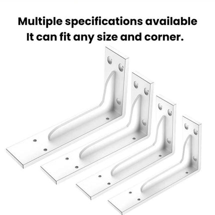 2pcs Triangle Support Bracket Wall-Mounted Right-Angle Iron Bracket