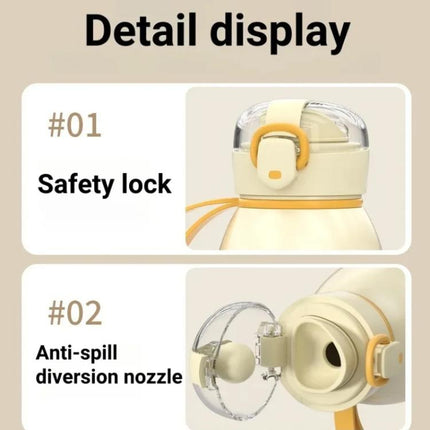 450ml Portable Wireless Baby Bottle Warmer 15000mAh Rechargeable Heating Cup 37-55 degrees