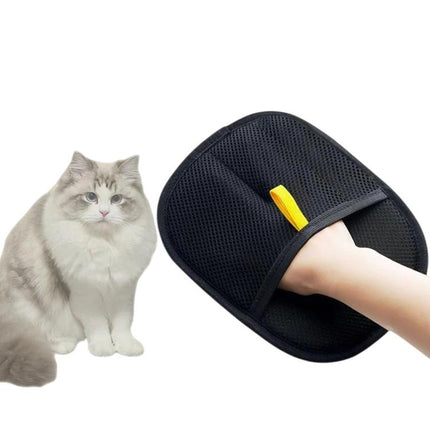 Static Electricity Pet Hair Remover Gloves Two-Way Grooming & Deshedding Gloves for Cats/Dogs - DealBuddy