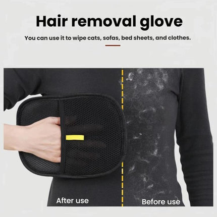 Static Electricity Pet Hair Remover Gloves Two-Way Grooming & Deshedding Gloves for Cats/Dogs - DealBuddy