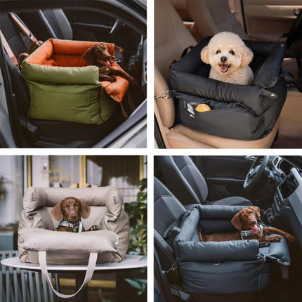 Car Seat Removable Washable PU Waterproof Chew-resistant Pet Bed, 50x45x40cm - DealBuddy