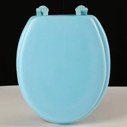 Thickened EAV Toilet Cover Foam Soft Toilet Cover, White O-shaped, Blue O-shaped, White V-shaped, Blue V-shaped - DealBuddy