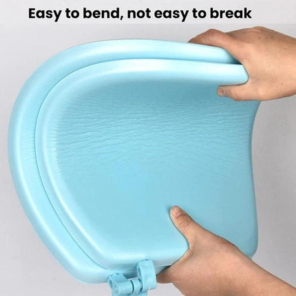 Thickened EAV Toilet Cover Foam Soft Toilet Cover, White O-shaped, Blue O-shaped, White V-shaped, Blue V-shaped - DealBuddy