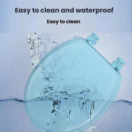 Thickened EAV Toilet Cover Foam Soft Toilet Cover, White O-shaped, Blue O-shaped, White V-shaped, Blue V-shaped - DealBuddy