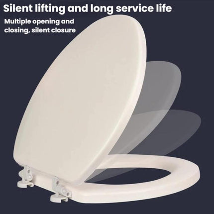 Thickened EAV Toilet Cover Foam Soft Toilet Cover, White O-shaped, Blue O-shaped, White V-shaped, Blue V-shaped - DealBuddy