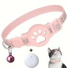 Pet Cat Tracker Collar With S10 GPS Locator, Compatible with Apple Find My, Compatible with Google Find My, Dual System for iOS & Android