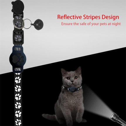 Pet Cat Tracker Collar With S10 GPS Locator, Compatible with Apple Find My, Compatible with Google Find My, Dual System for iOS & Android - DealBuddy