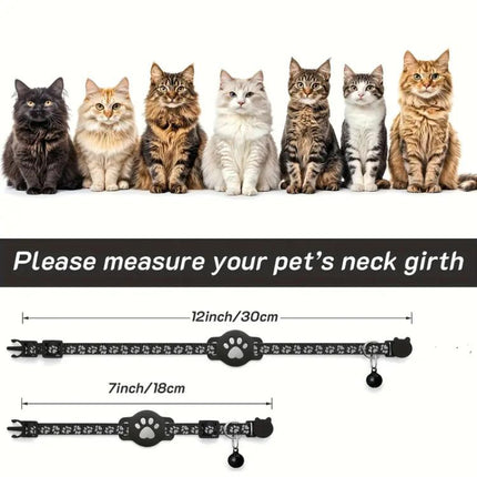 Pet Cat Tracker Collar With S10 GPS Locator, Compatible with Apple Find My, Compatible with Google Find My, Dual System for iOS & Android - DealBuddy
