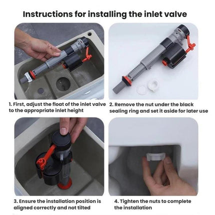 Toilet Tank Universal Flush Waterer Toilet P, Water Inlet Valve, 20cm Drainage Valve, 24cm Drainage Valve, 28cm Drainage Valve, Water Inlet Valve+20cm Drainage Valve, Water Inlet Valve+24cm Drainage Valve, Water Inlet Valve+28cm Drainage Valve         ... - DealBuddy