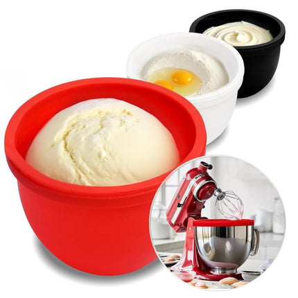 Silicone Lining With Lid For KitchenAid Tilt-Head 5-Quart Stainless Steel Mixing Bowl Replacement - DealBuddy