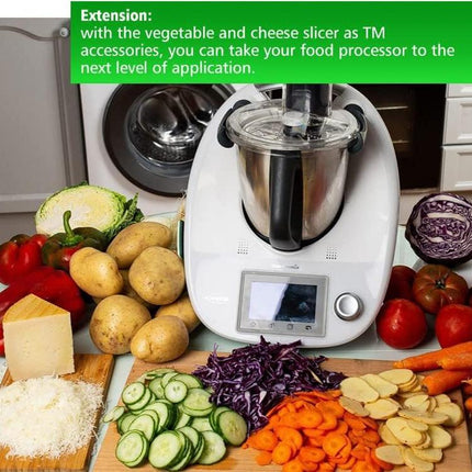 For Thermomix TM6 & TM5 Stainless Steel Cheese, Fruit & Vegetable Slicer & Grater Attachment, Slicer & Grater - DealBuddy