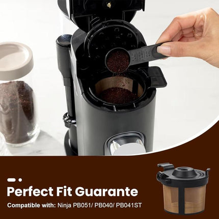 Reusable Stainless Steel Coffee Filter for Ninja PB051 PB040 PB041ST Coffee Makers Replacement Mesh Filter - DealBuddy