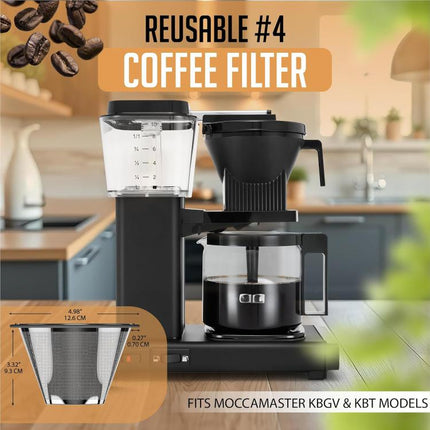 Stainless Steel Filter For Moccamaster KBT / KBGV Coffee Maker, Single Layer, Double Layer - DealBuddy