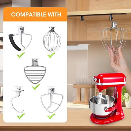 4pcs /Pack Hooks For KitchenAid Attachment to Neatly Store Mixer Accessories - DealBuddy