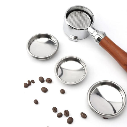 Coffee Machine Stainless Steel Backflush Disc Blind Basket Coffee Maker Backwash Cleaning Blind Bowl, 58mm, 54mm, 51mm - DealBuddy