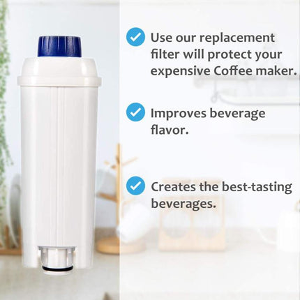 DLSC002 Coffee Machine Replacement Filter Cartridge For Delonghi ECAM / EC680 / ETAM / EC800 Series - DealBuddy
