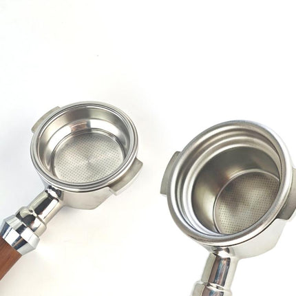 58mm 4-Cup Stainless Steel Portafilter Basket Replacement Coffee Handle Filter for Espresso Machines - DealBuddy