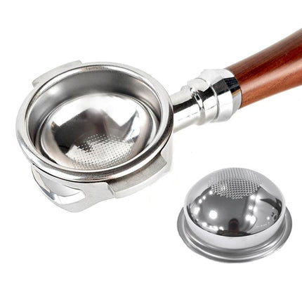 58mm Stainless Steel Spherical Bottom Precision Portafilter Basket Enhanced Espresso Extraction Filter - DealBuddy