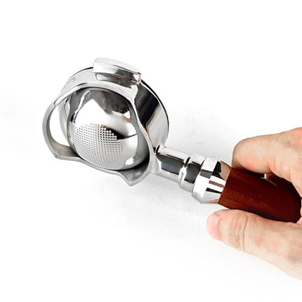 58mm Stainless Steel Spherical Bottom Precision Portafilter Basket Enhanced Espresso Extraction Filter - DealBuddy