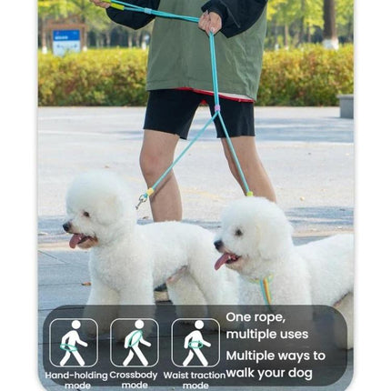 One To Two Anti-escape P-chain Dog Leash - DealBuddy