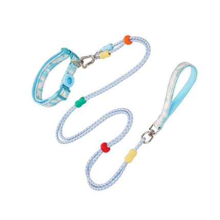 Pet Double-section P-shaped Leash Multi-functional Collar Walking Lead, S, M - DealBuddy